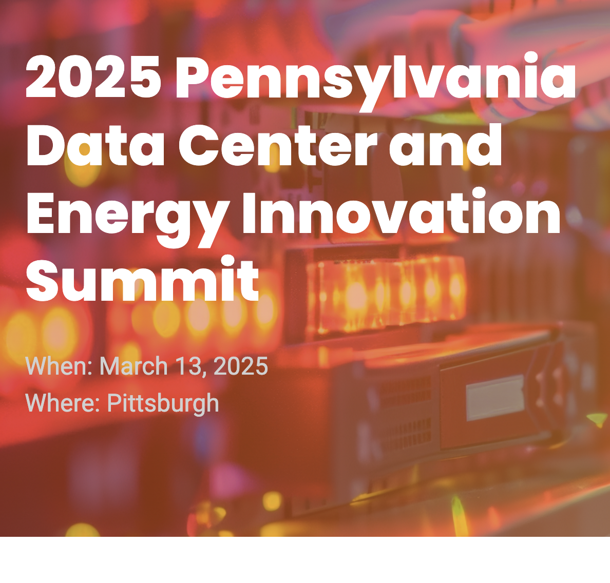 2025 Data Canter and Energy Innovation Summit